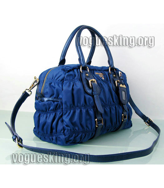 Balenciaga Medium Papier A5 Sapphire Blue Leather Anglaise Tote Bag-2
