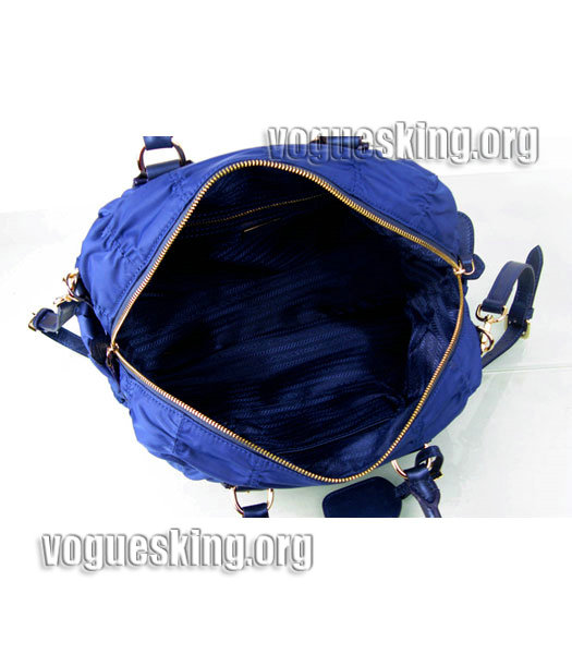 Balenciaga Medium Papier A5 Sapphire Blue Leather Anglaise Tote Bag-6