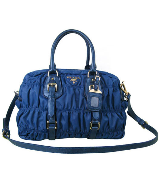 Balenciaga Medium Papier A5 Sapphire Blue Leather Anglaise Tote Bag