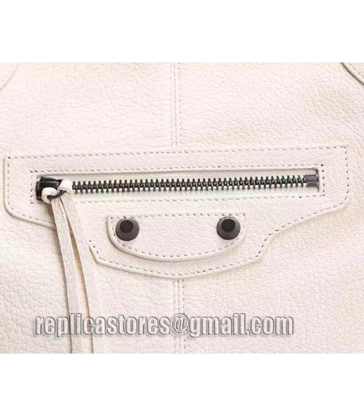 Balenciaga Original Lambskin Leather Backpack Milky White-1