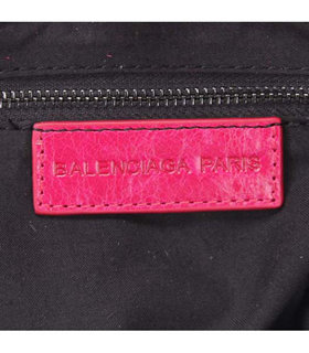 Balenciaga Peach Imported Leather Mini Tote Shoulder Bag With Small Nail-9