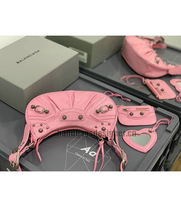 Balenciaga Pink Original Leather Le Cagole Xs Shoulder Bag-3