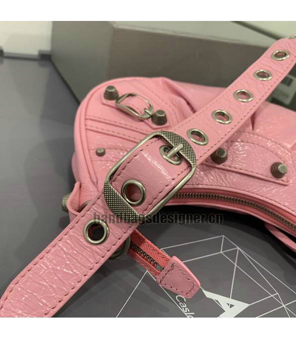 Balenciaga Pink Original Leather Le Cagole Xs Shoulder Bag-4