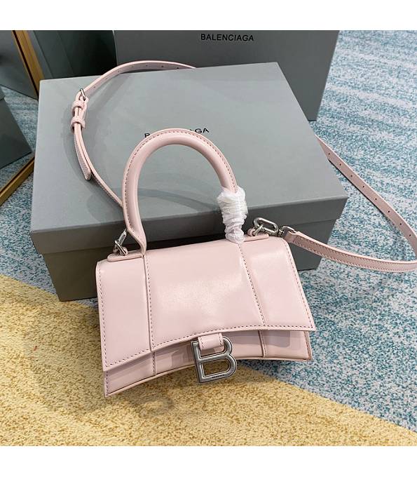 Balenciaga Pink Original Smooth Leather 19cm Hourglass Bag