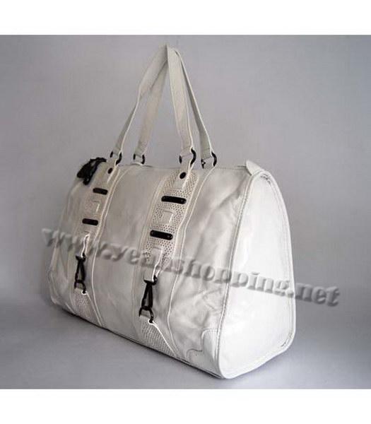 Balenciaga White Leather Large Handbag-2