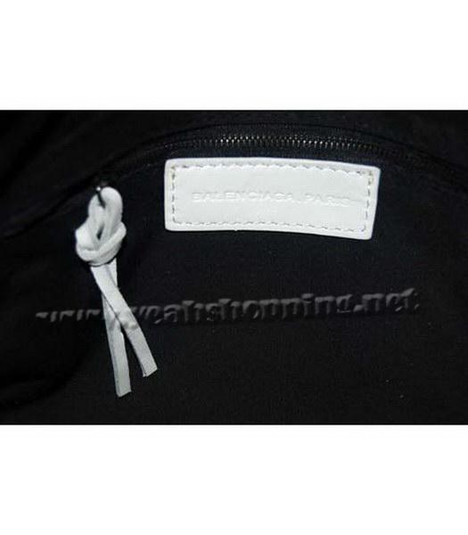 Balenciaga White Leather Large Handbag-6