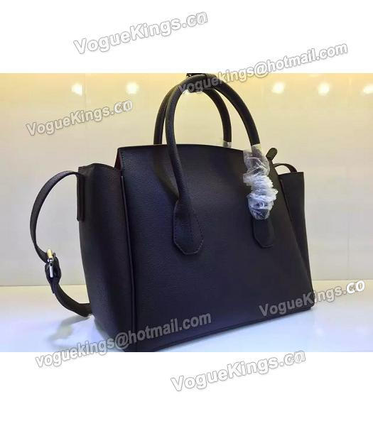 Bally Latest Design Black Leather 28cm Top Handle Bag-2