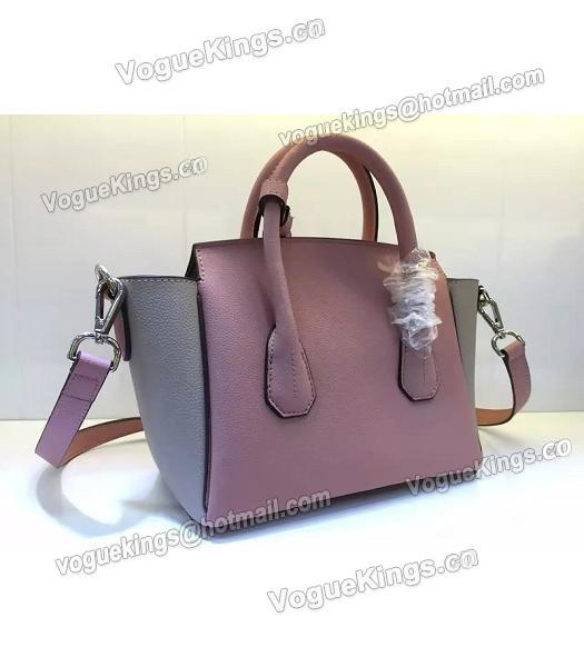 Bally Latest Design Pink Leather 28cm Top Handle Bag-2
