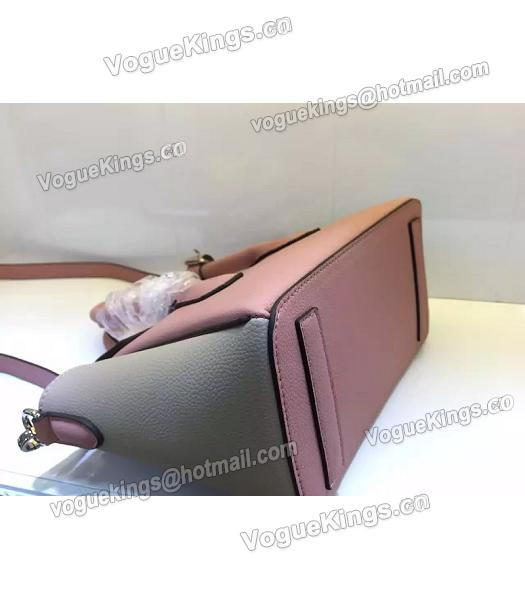 Bally Latest Design Pink Leather 28cm Top Handle Bag-5