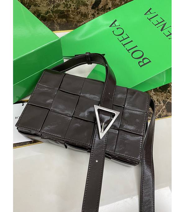 Bottega Veneta Black Original Oil Wax Calfskin Leather Cassette Crossbody Bag