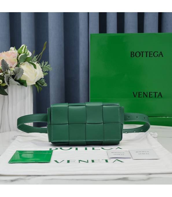 Bottega Veneta Cassette Green Original Lambskin Leather Belt Bag