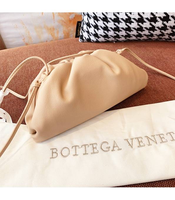 Bottega Veneta Cloud Apricot Original Lambskin Leather Mini Pouch
