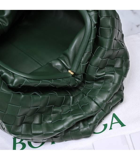 Bottega Veneta Cloud Army Green Original Lambskin Leather Pouch-5