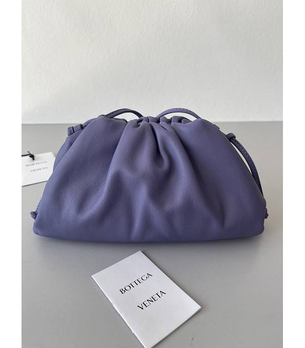 Bottega Veneta Cloud Purple Original Plain Calfskin Leather Mini Pouch