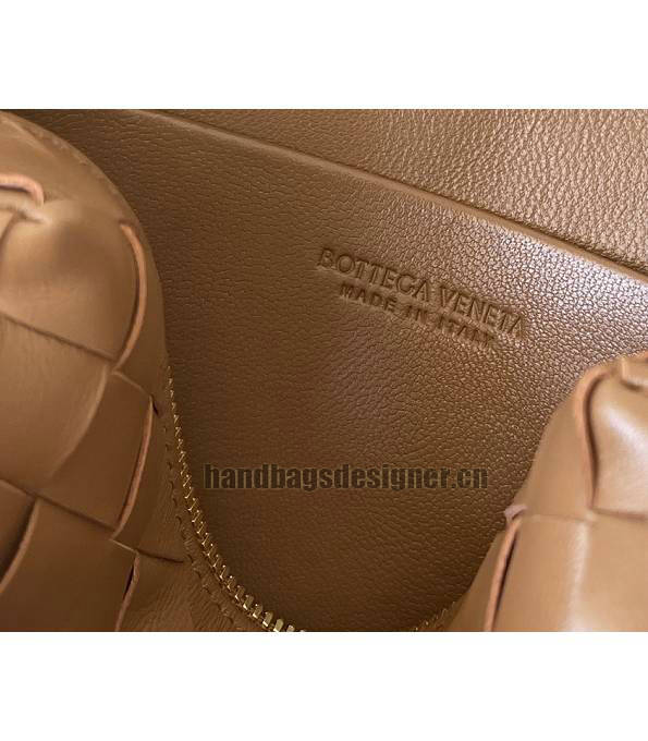 Bottega Veneta Loop Brown Original Calfskin Leather Mini Crossbody Bag-4