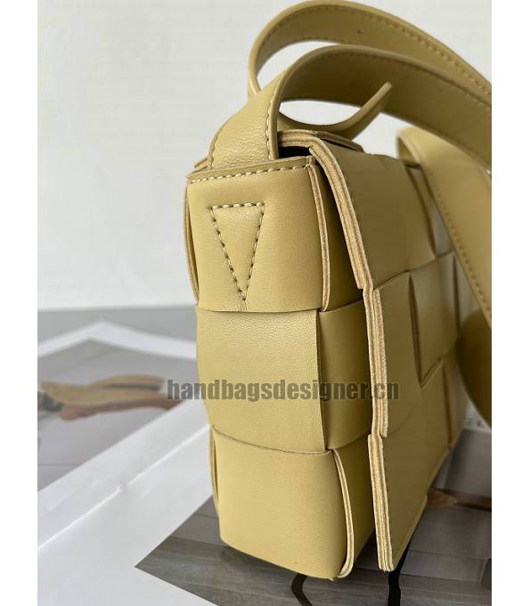 Bottega Veneta Yellow Original Lambskin Leather Cassette Crossbody Bag-3