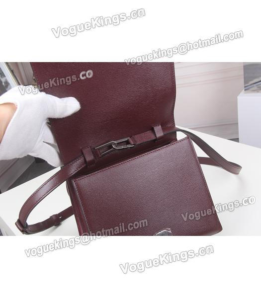 Boyy 20cm Jujube Red Original Epi Leather Buckle Belt Small Tote Bag-3