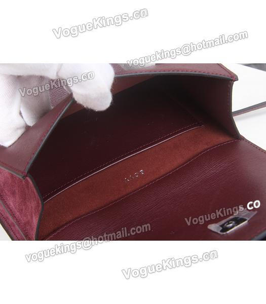 Boyy 20cm Jujube Red Original Epi Leather Buckle Belt Small Tote Bag-5