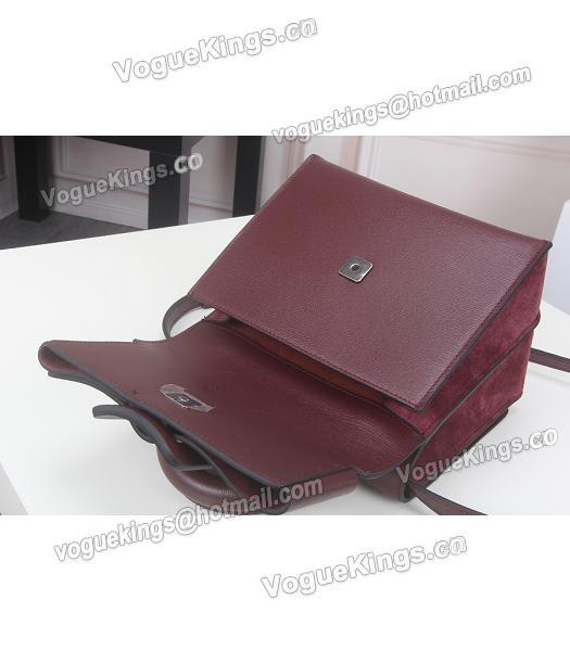 Boyy 20cm Jujube Red Original Epi Leather Buckle Belt Small Tote Bag-6