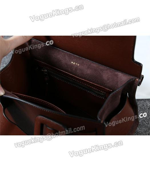 Boyy 23cm Coffee Original Leather Buckle Belt Tote Bag-7