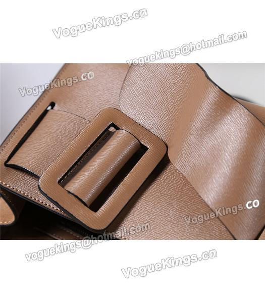 Boyy 23cm Khaki Original Leather Buckle Belt Tote Bag-4