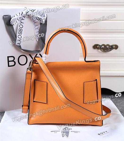 Boyy 23cm Orange Original Leather Buckle Belt Tote Bag-1