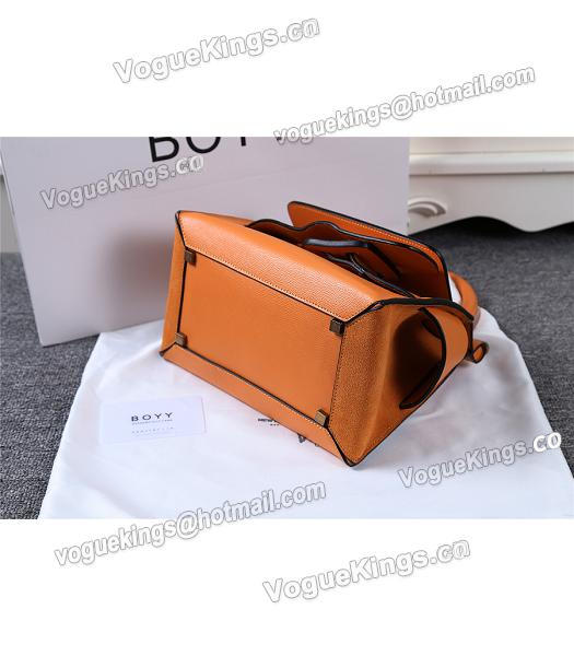 Boyy 23cm Orange Original Leather Buckle Belt Tote Bag-6