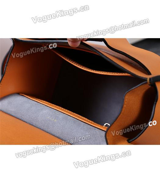 Boyy 23cm Orange Original Leather Buckle Belt Tote Bag-7