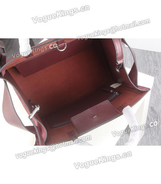Boyy 32cm Jujube Red Original Epi Leather Buckle Belt Tote Bag-4