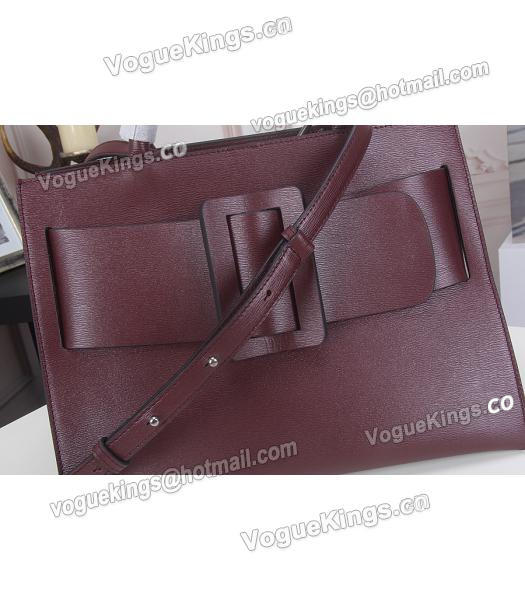 Boyy 32cm Jujube Red Original Epi Leather Buckle Belt Tote Bag-7