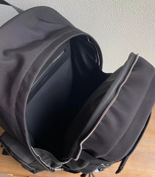 Burberry Monogram Motif Applique Black Nylon Nevis Large Backpack-1