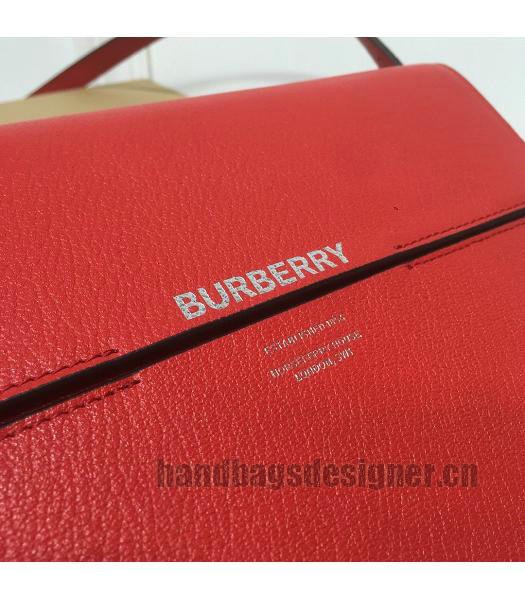 Burberry Original Leather Horseferry Grace Bag Red-4