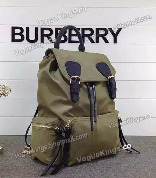 Burberry Trench Calfskin Leather The Rucksack Backpack Khaki-1
