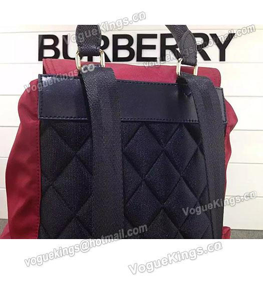 Burberry Trench Calfskin Leather The Rucksack Backpack Red-5