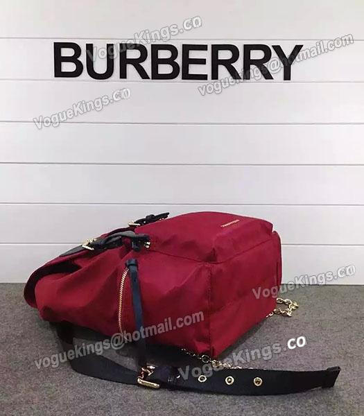 Burberry Trench Calfskin Leather The Rucksack Backpack Red-7