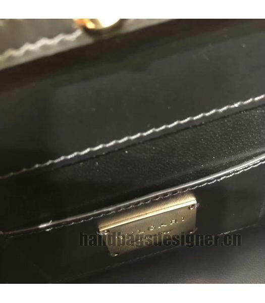 Bvlgari Original Leather Serpenti Diamond Blast Mini Bag Black-7