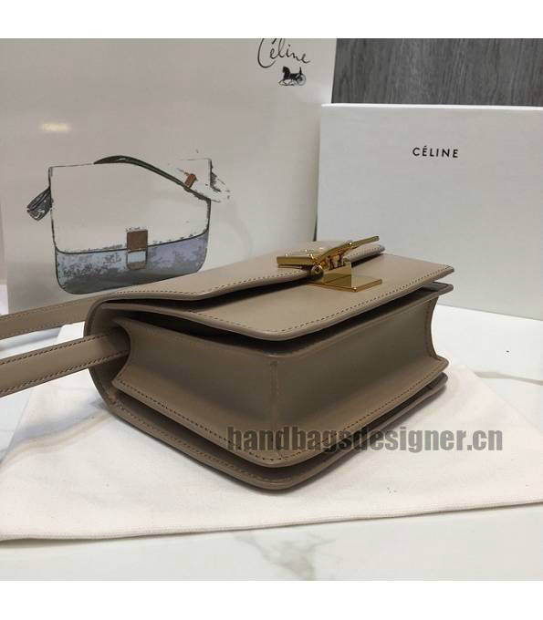 Celine Apricot Original Plain Veins Leather Small Classic Box Bag-1
