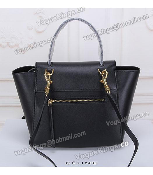 Celine Belt Black Leather Small Tote Bag-2