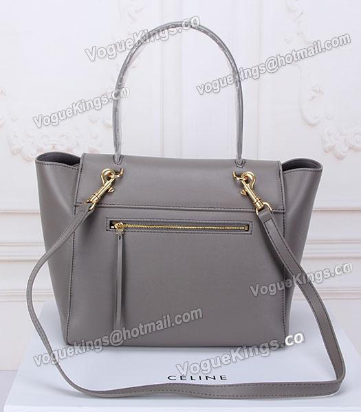 Celine Belt Grey Leather High-quality Tote Bag-3