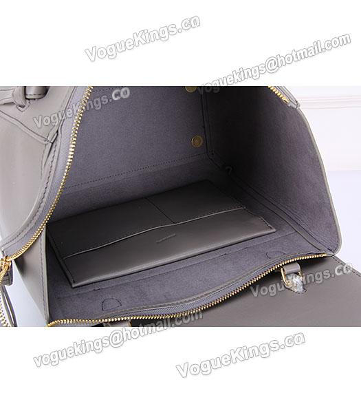 Celine Belt Grey Leather High-quality Tote Bag-5