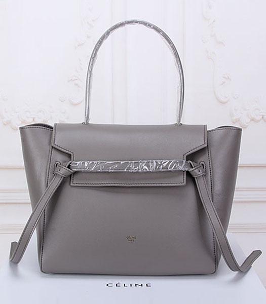 Celine Belt Grey Leather High-quality Tote Bag