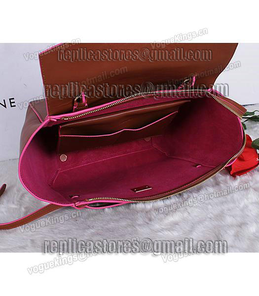 Celine Belt Original Leather Tote Bag 3346 In Yellow-3