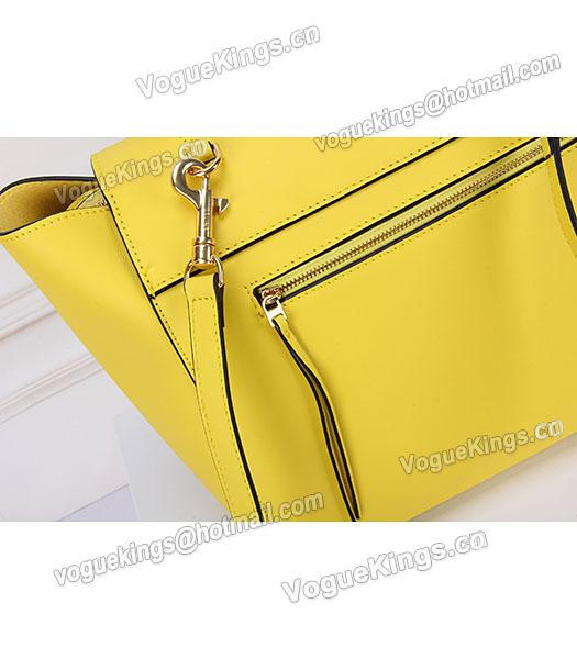 Celine Belt Yellow Leather High-quality Tote Bag-5