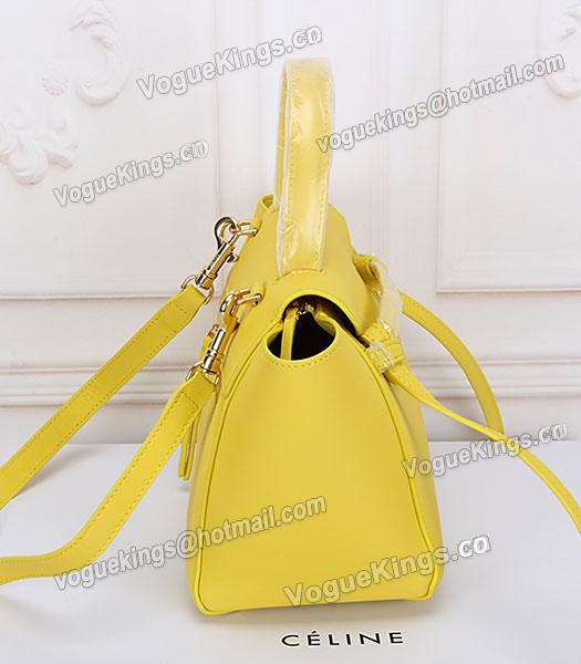 Celine Belt Yellow Leather Small Tote Bag-2