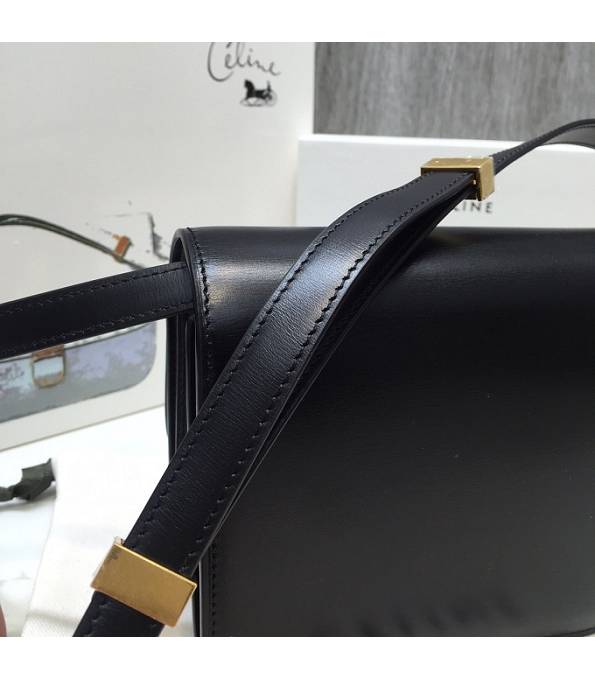 Celine Black Original Plain Veins Leather Small Classic Box Bag-6
