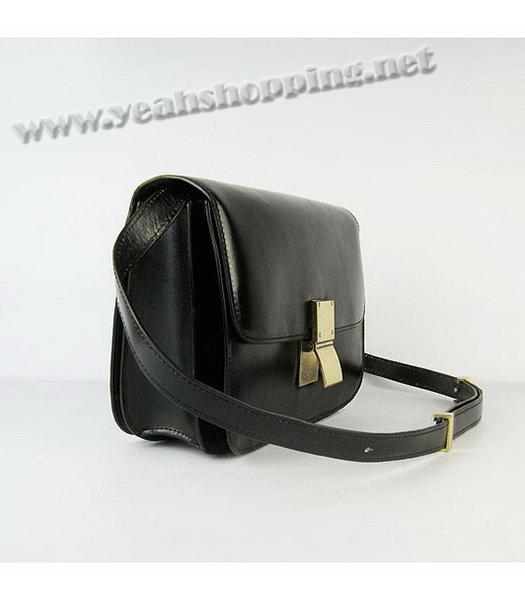 Celine Calfskin Messenger Bag Black-1