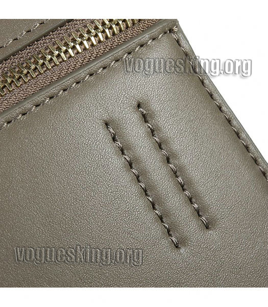 Celine Edge Tote Bag In Khaki Original Leather-4