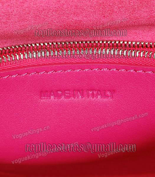 Celine Fashion Plum Red Leather Flap Shoulder Bag 5367-5