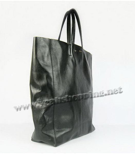 Celine Lambskin Tote Bag Black Leather-1