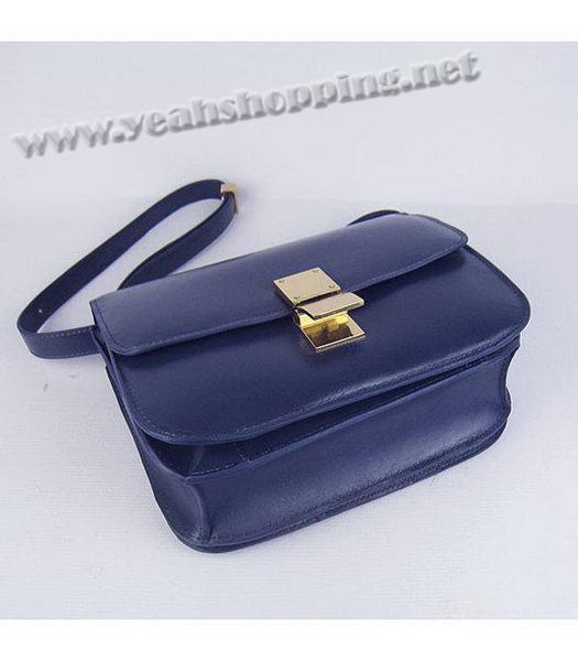 Celine Messenger Bag Dark Blue Leather-3